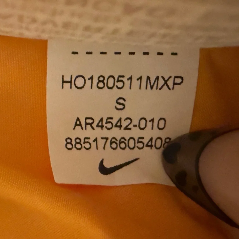 Nike NikeLab ACG Insulating Down Vest, Yellow Black Paint Splatter, Size Small